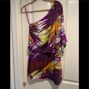 Jessica Simpson one shoulder dress size medium